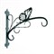 Кронштейн настенный для подвесного цветочного кашпо Бабочка 201-032Gr - фото 67162