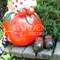 Фигура садовая Гном помидорка для дачи и сада стеклопластик высота 43см U08995 - фото 67555