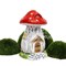 Фигура садовая Домик грибной полистоун высота 74см U08373 - фото 70161