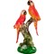 Фигура декоративная Попугаи красные на ветке высота 65см F01067 - фото 70410