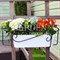 Балконный ящик для цветов с декоративным кованым кронштейном Волна 51-057 - фото 72280