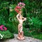 Скульптура Девушка с чашей под цветы высота 120см F03085 - фото 72529