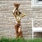Скульптура Девушка с чашей под цветы высота 120см F03085 - фото 72531