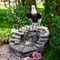 Фонтан садовый Орёл на камнях стеклопластик высота 110см U08695 - фото 73361