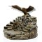 Фонтан садово-парковый Орёл на камнях большой высота 85см U08308 - фото 73368