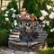Фонтан садовый Тигр на камнях стеклопластик высота 100см U08704 - фото 73379