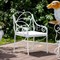 Кресло садовое Бабочка металл+экокожа белое правое 303-27-1 - фото 73647