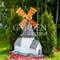 Мельница декоративная Голландия садовая с домиком высота 117см U07523 - фото 74174