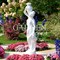 Скульптура парковая Девушка с кувшинами белая матовая высота 140см F03092-WM - фото 74544