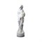 Скульптура декоративная Девушка с цветами белая матовая высота 77см F03003-WM - фото 74546