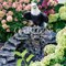 Фонтан садовый Орёл на камнях стеклопластик высота 110см U08695 - фото 74725