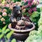 Фонтан декоративный Мишка бронзовый для сада высота 93см U08576 - фото 74769