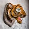 Панно декоративное Голова тигра F07366 - фото 75307