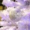 Шар новогодний Иней с серебряной веткой 8см - фото 76751