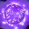 Гирлянда Нить ECO 10м фиолетовое свечение 8 режимов - фото 77154