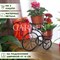 Подставка для цветов на подоконник Велосипед под два кашпо 41-041B - фото 77517
