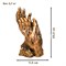 Подставка для телефона настольная скульптура Руки высота 20,5см U09234-G - фото 77591