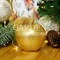 Свеча фигурная Яблоко золотое с блёстками малое - фото 77775