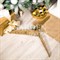 Подставка для ёлки новогодняя Домики золотая металлическая 200-040G - фото 77793