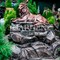 Фонтан садовый Лев на скале водопад стеклопластик высота 105см U08588 - фото 77976