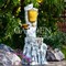 Умывальник декоративный Берёзка с кашпо высота 123см стеклопластик U08229 - фото 78476