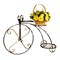 Подставка напольная Велосипед на 3 цветка высота 62см кованая 71-053 - фото 78601