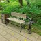 Скамейка садово-парковая с деревом для дачи и улицы длина 120см 881-83R - фото 79187