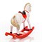 Фигура декоративная Лошадка-качалка новогодняя 34см U09279-Red - фото 88141