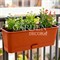 Ящик балконный Прованс 9л терракот с поддоном - фото 89362